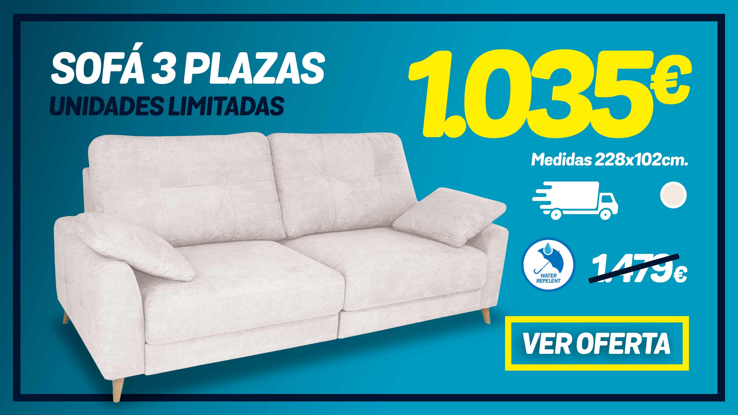 sofa en oferta online